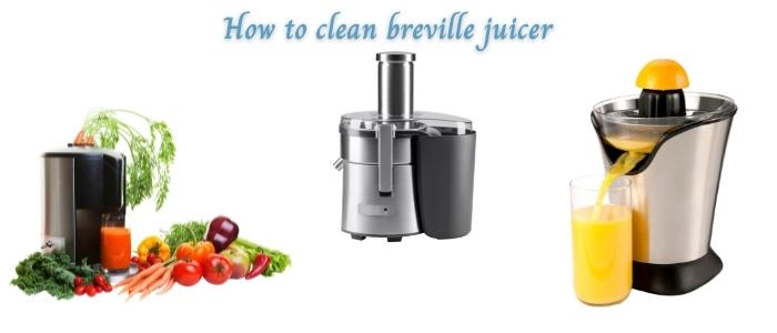 How to clean breville juicer